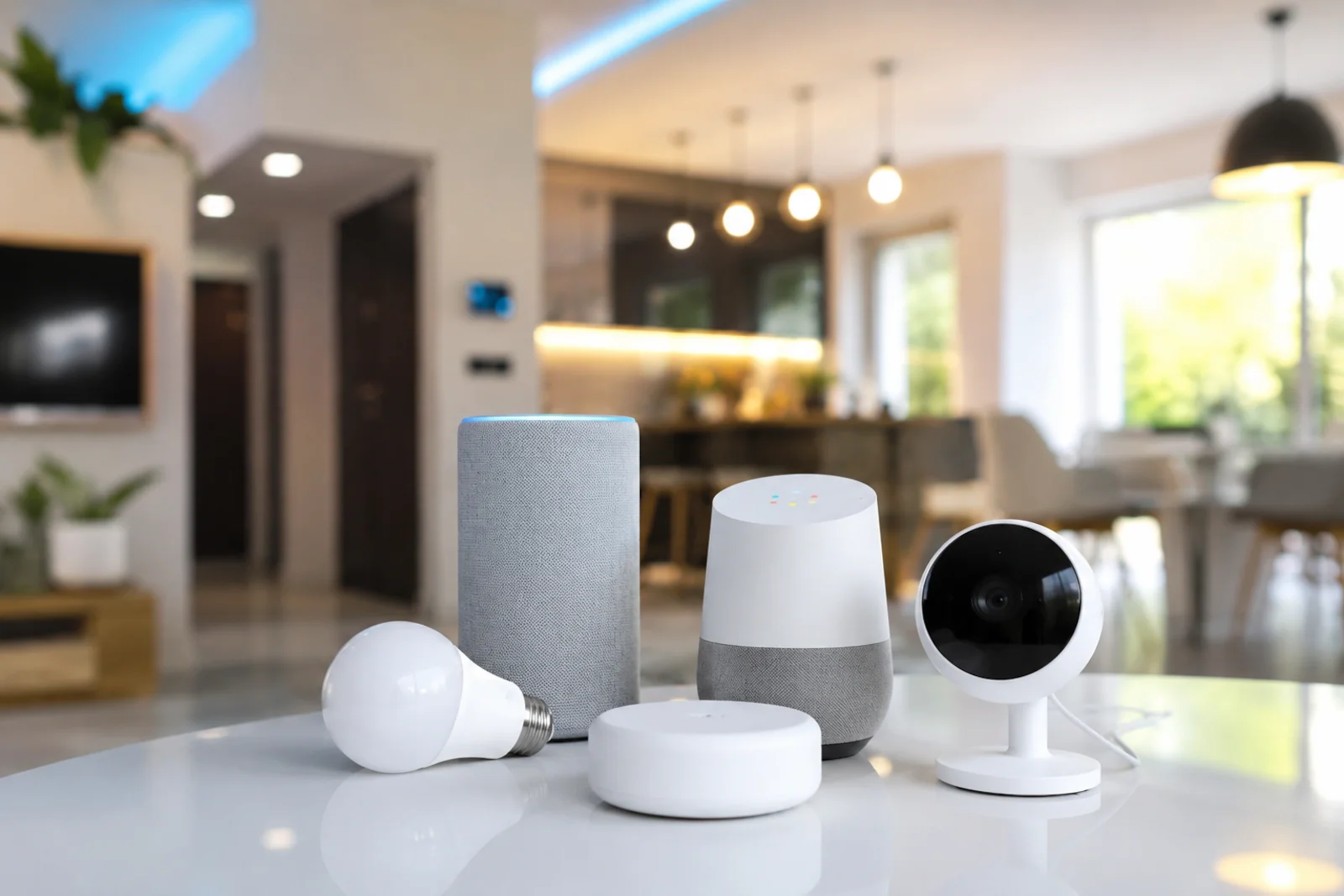 Urządzenia smart home zgodne ze standardem Matter w nowoczesnym domu